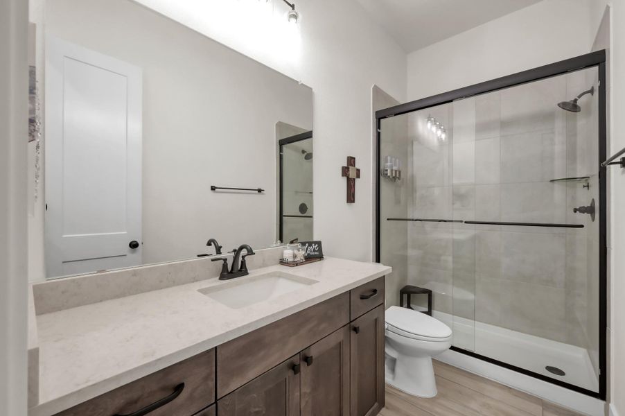 Furnished interior view inside a new home in The Woodlands Hills, Willis (Image 10).