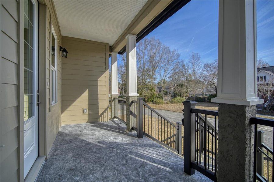 Exterior details and patio area of a home in , North Charleston (Image 33).