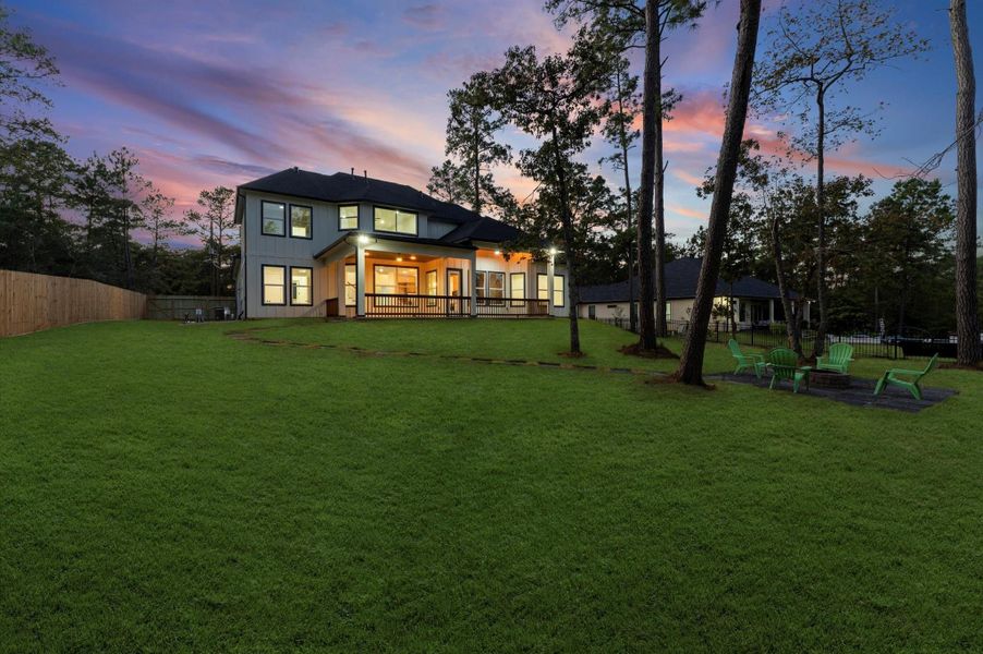 Exterior details and patio area of a home in , Magnolia (Image 25).