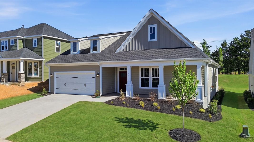 Stylish front elevation with accomplished design and high standards throughout at the Benjamin's Grove community Stylish front elevation with accomplished design and high standards throughout at the Benjamin's Grove community
