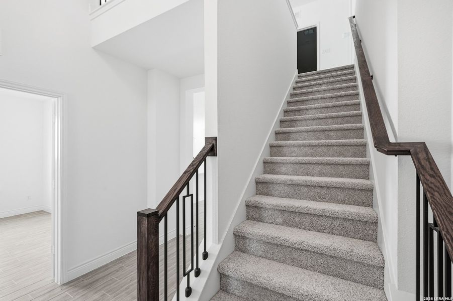Spacious, unfurnished interior of a new home in Bison Ridge, San Antonio (Image 31). Spacious, unfurnished interior of a new home in Bison Ridge, San Antonio (Image 31).