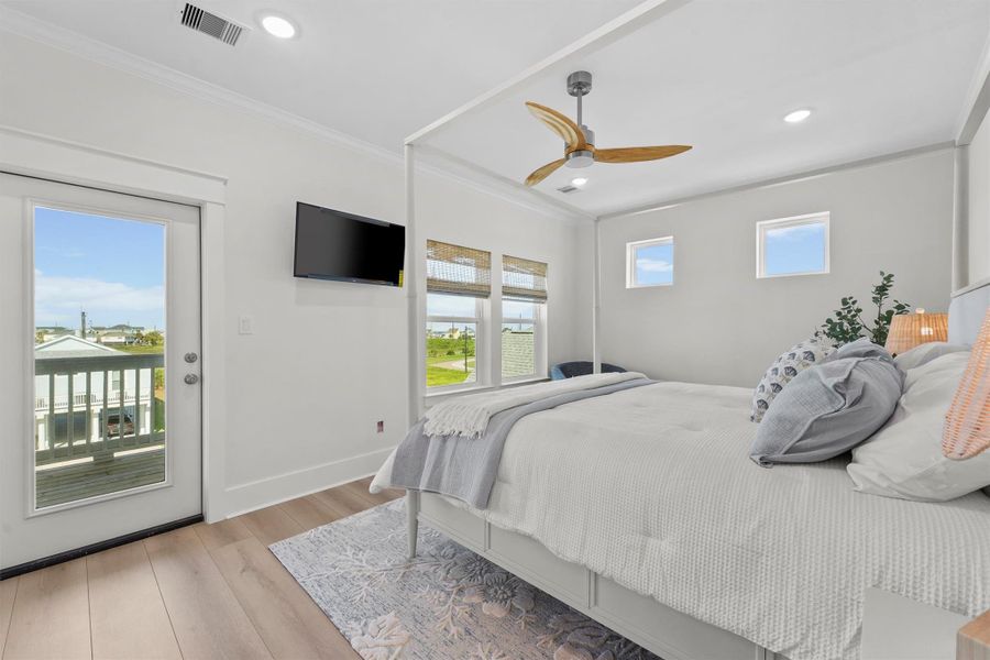 Furnished interior view inside a new home in , Galveston (Image 11). Furnished interior view inside a new home in , Galveston (Image 11).