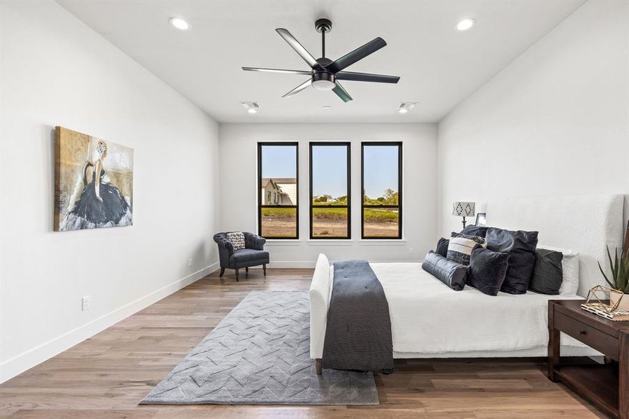 Furnished interior view inside a new home in , Aledo (Image 12).