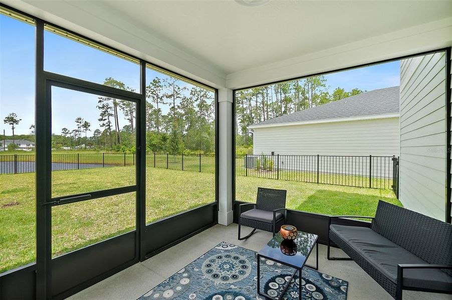 Exterior details and patio area of a home in , Palm Coast (Image 32). Exterior details and patio area of a home in , Palm Coast (Image 32).