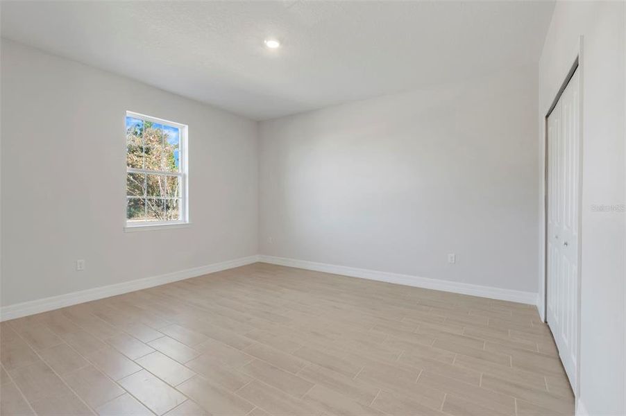 Bonus Room with Build-In Closet