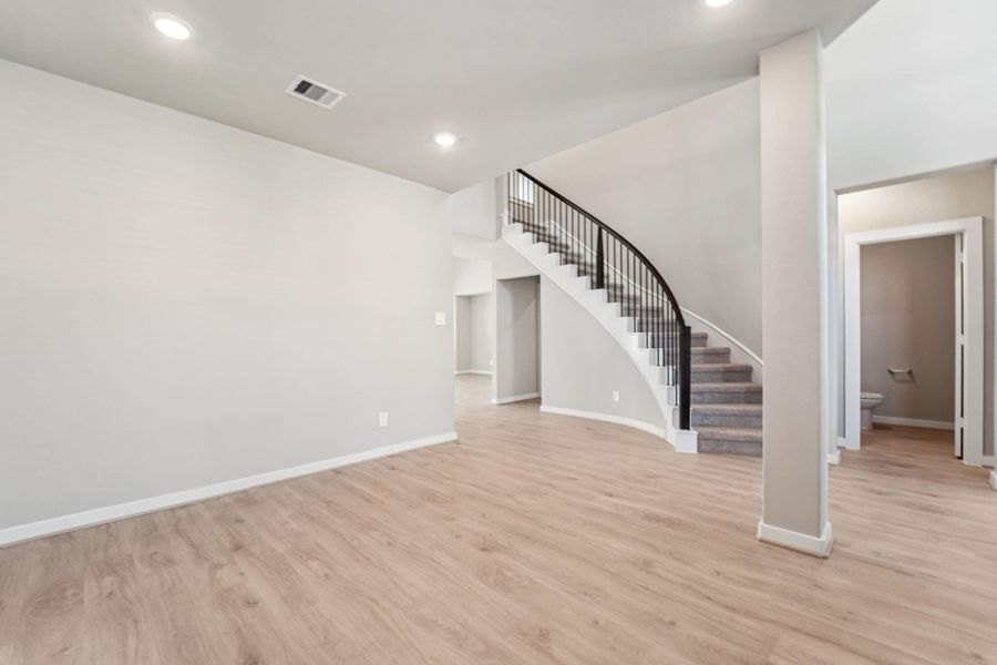 Photo is not of the actual home, but is an inspirational photo of builder’s model home and may depict options, furnishings, and/or decorator features that are not included