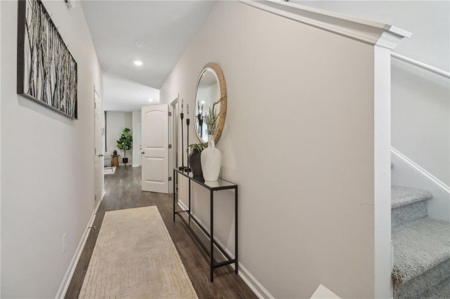 Furnished interior view inside a new home in , Atlanta (Image 5).