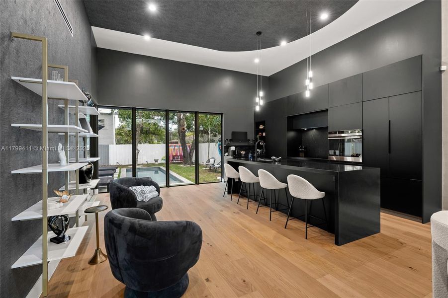 Furnished interior view inside a new home in , Miami (Image 14).