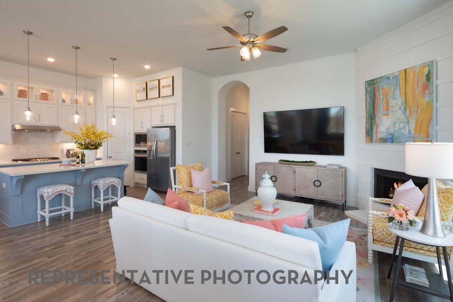Furnished interior view inside a new home in Jordan Ranch, Fulshear (Image 22). Furnished interior view inside a new home in Jordan Ranch, Fulshear (Image 22).