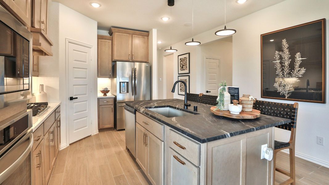 Furnished interior view inside a new home in Bridgeland Creekland Village, Cypress (Image 17).