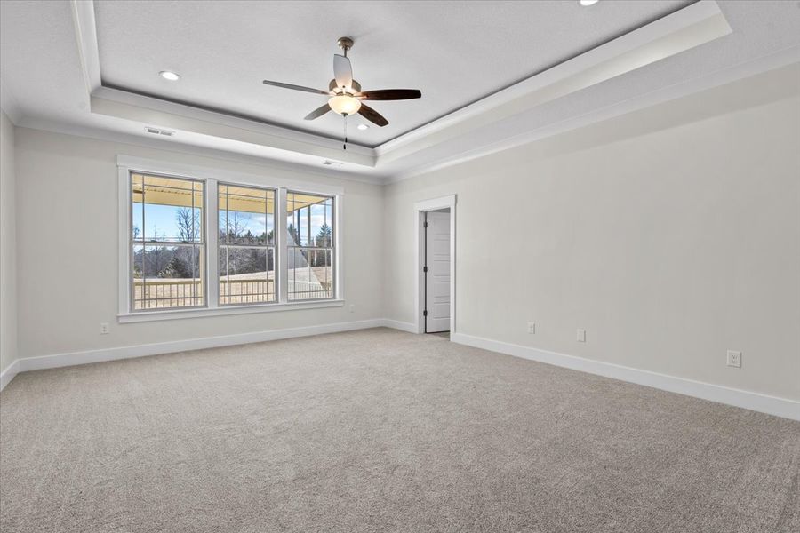 Representative unfurnished interior of a home built from the Caterina Elite by Enchanted Homes in Tubbs Mountain Estates, Travelers Rest (Image 21).