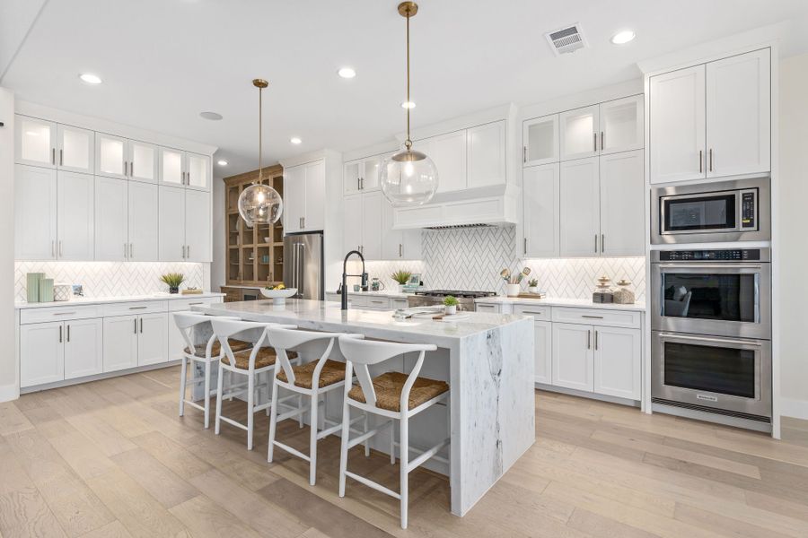 Plan 1640 Kitchen Representative Photo by American Legend Homes