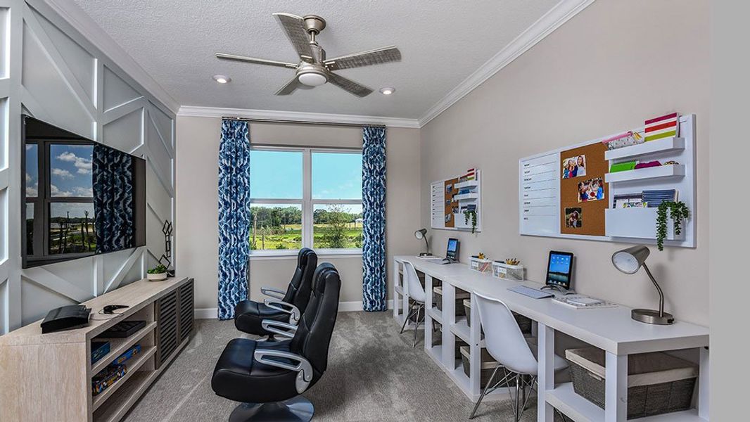 Furnished interior view inside a new home in Cassia at Skye Ranch, Sarasota (Image 13).