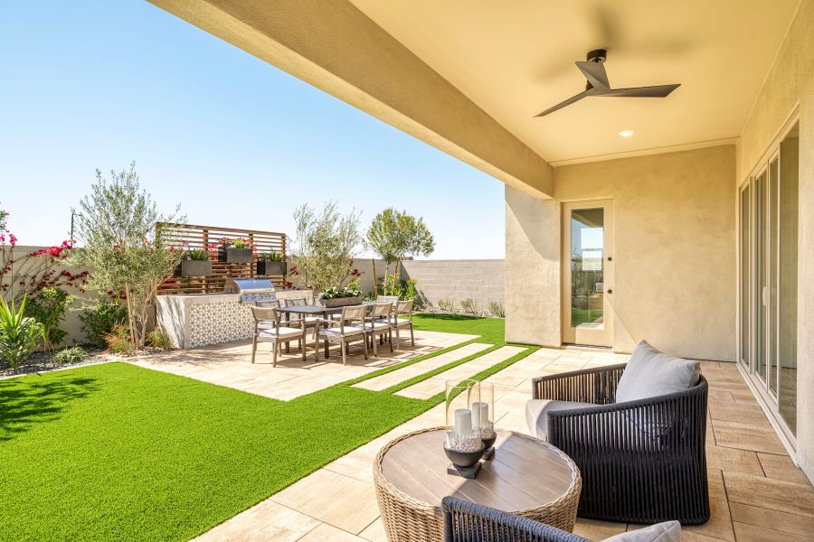 Representative exterior details of a home built from the Juniper Plan 40-7 by Tri Pointe Homes in Soleo, San Tan Valley (Image 3).