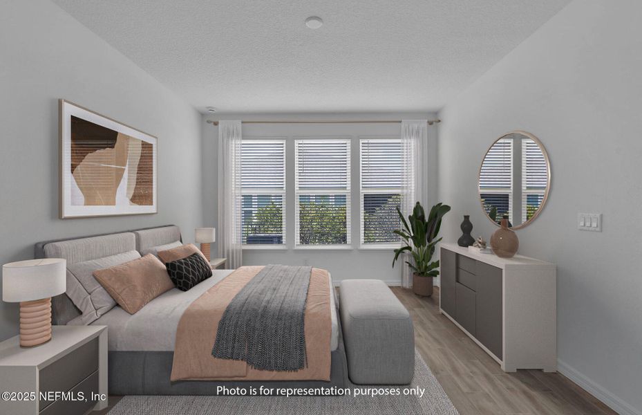 Furnished interior view inside a new home in , Yulee (Image 11).