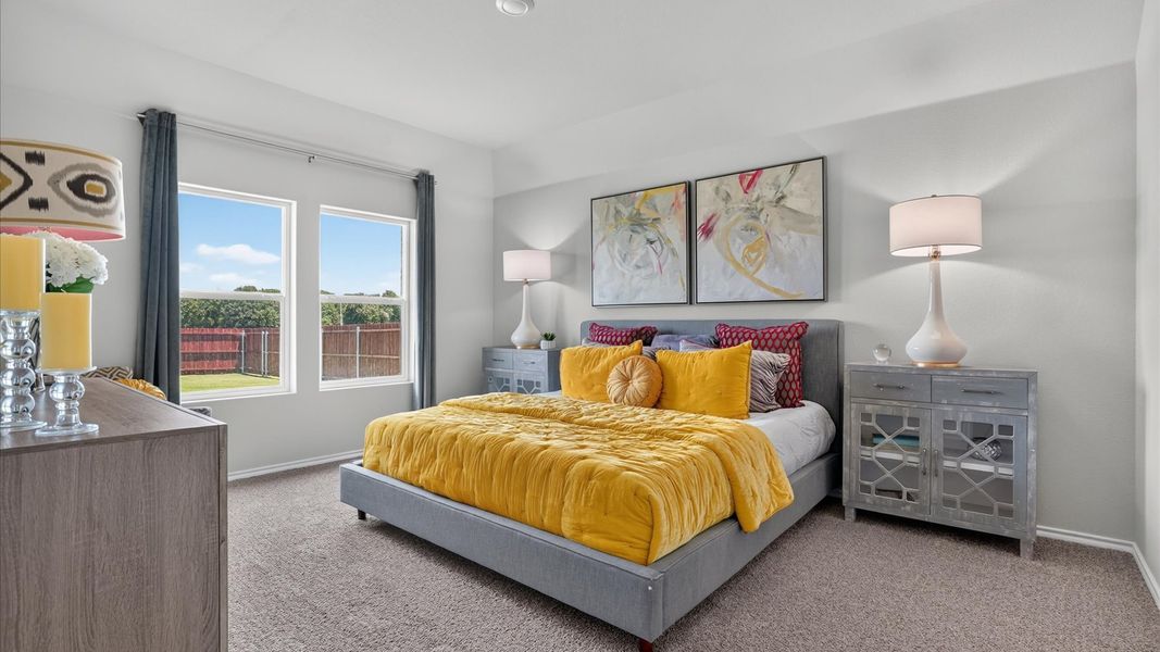 Furnished interior view inside a new home in Townes Landing, Fort Worth (Image 18).