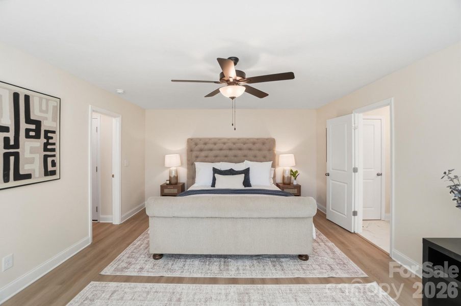 Furnished interior view inside a new home in , Charlotte (Image 14).