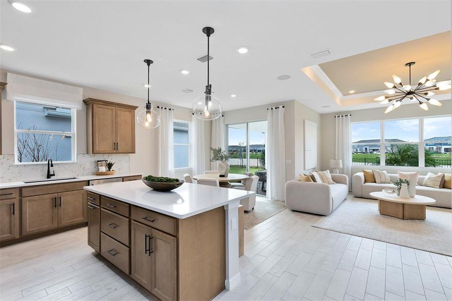 Furnished interior view inside a new home in Waterstone at Halifax Plantation, Ormond Beach (Image 6).