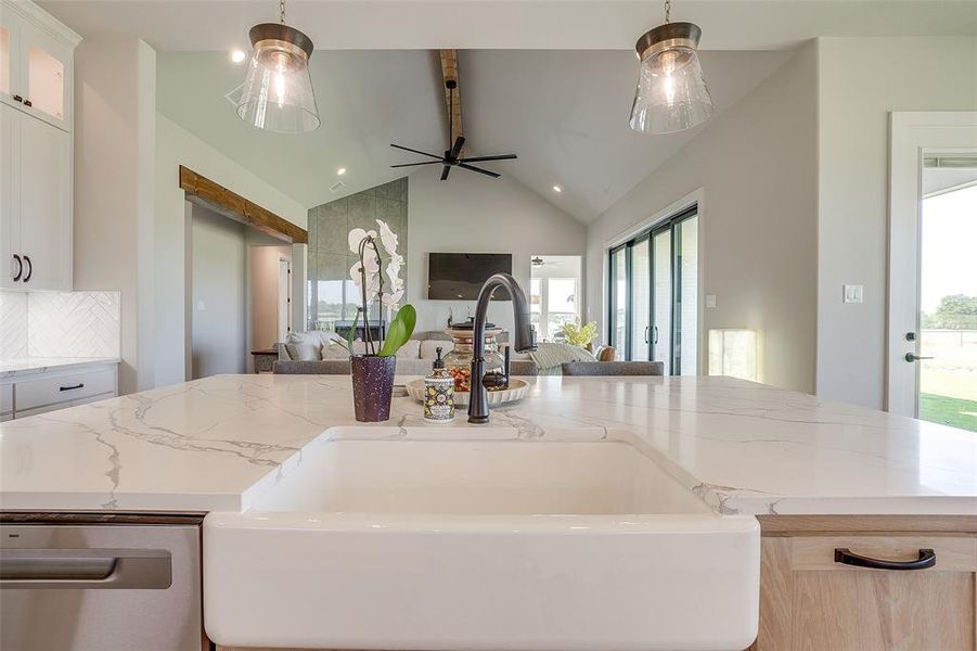 Furnished interior view inside a new home in , Weatherford (Image 15).