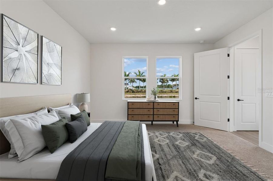 Furnished interior view inside a new home in Gracewater at Sarasota, Sarasota (Image 8).