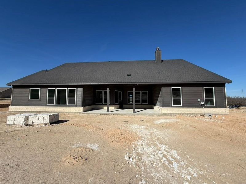 In-progress construction of a new home in Eagle Ridge Estates, Weatherford, TX (Image 10). In-progress construction of a new home in Eagle Ridge Estates, Weatherford, TX (Image 10).