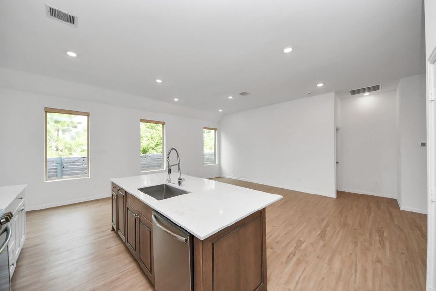 Furnished interior view inside a new home in Artavia: Avante Collection, Conroe (Image 15).