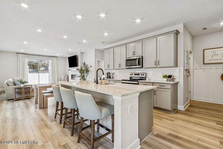 Furnished interior view inside a new home in , Fernandina Beach (Image 11).