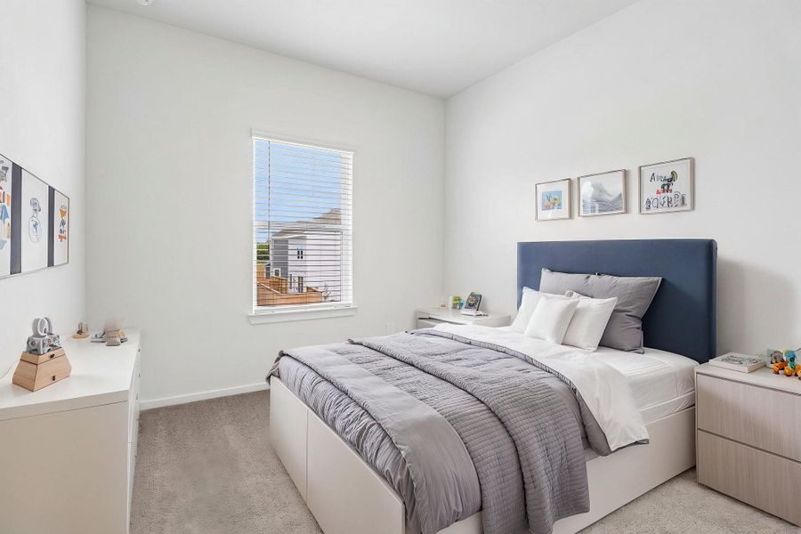 Photos are not of the actual home, but are photos of the builder home with same floorplan with similar interior finishes.