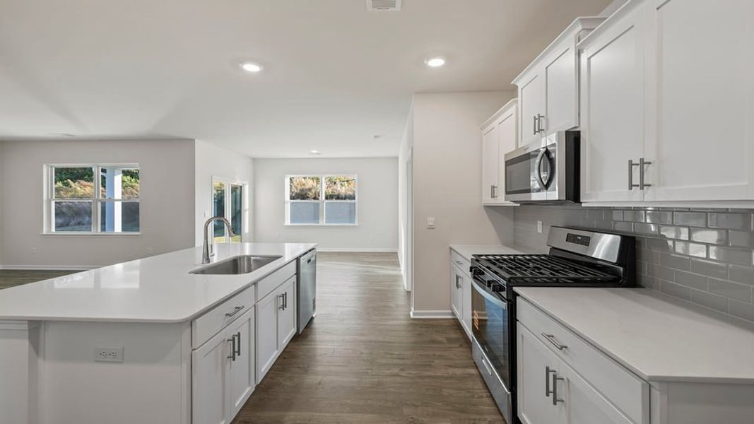 Furnished interior view inside a new home in Bentley Park, Greenwood (Image 7). Furnished interior view inside a new home in Bentley Park, Greenwood (Image 7).