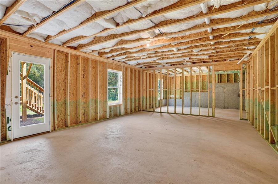 In-progress construction of a new home in Austin Ridge, Commerce, GA (Image 38).