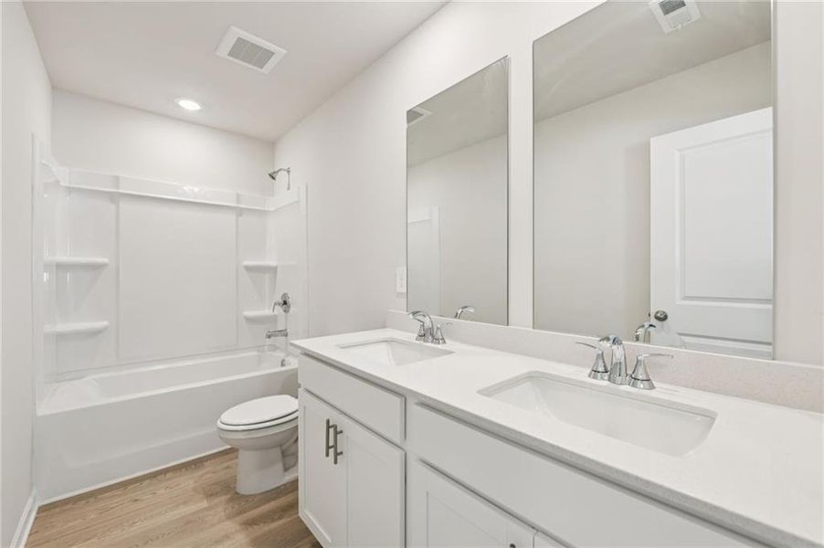 Furnished interior view inside a new home in Hawthorne Station, College Park (Image 9). Furnished interior view inside a new home in Hawthorne Station, College Park (Image 9).