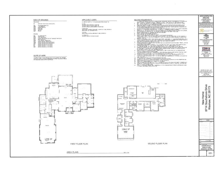 2D floor plan layout of this home in , Waxhaw, NC (Image 6).