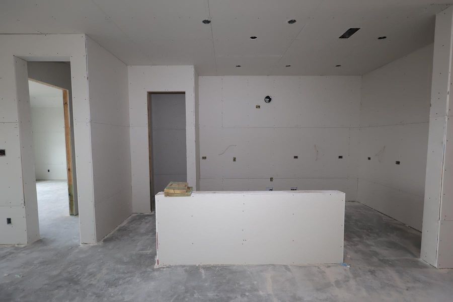 In-progress construction of a new home in Brookewater 45' Homesites, Rosenberg, TX (Image 3).