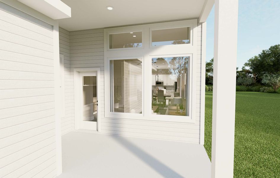 The Melford - Covered Porch The Melford - Covered Porch