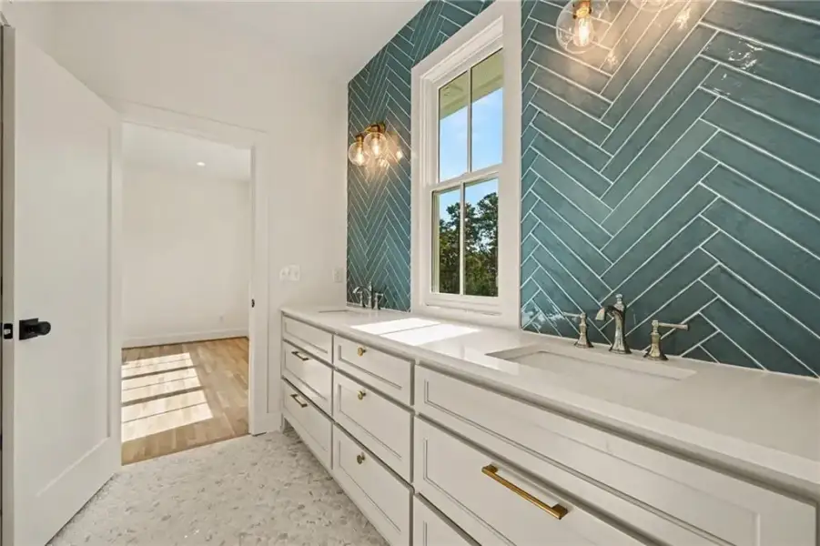 Furnished interior view inside a new home in , Atlanta (Image 16).