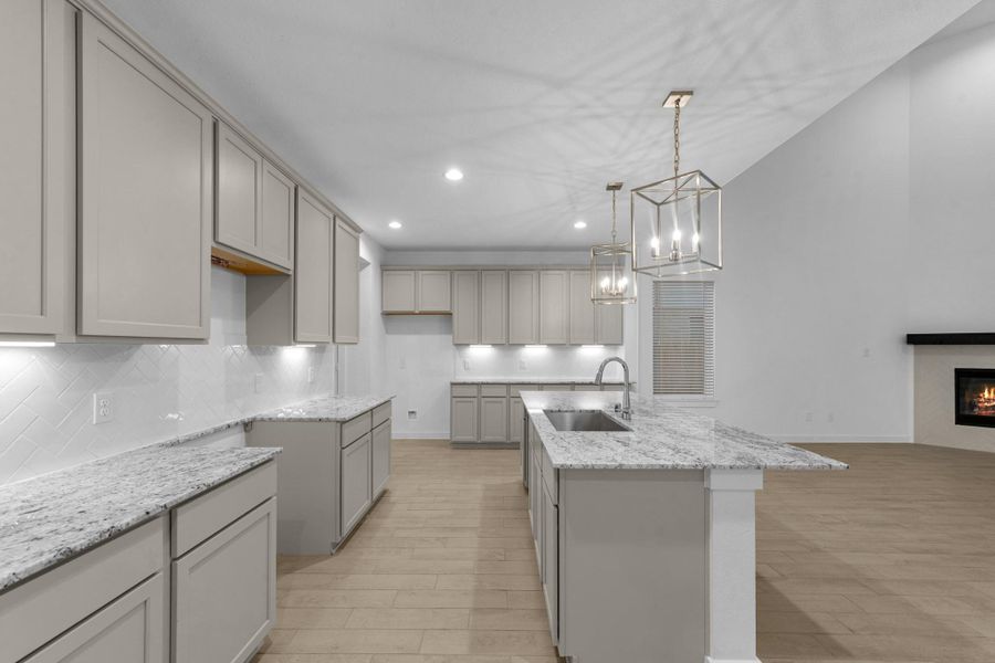 Furnished interior view inside a new home in Briarwood Crossing, Rosenberg (Image 11).