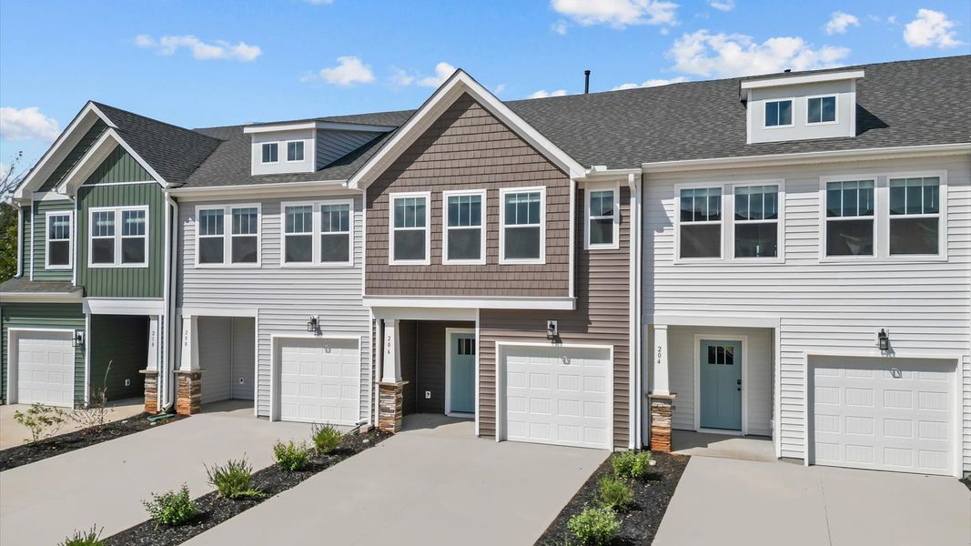 Superior exterior design with modern details and established charm