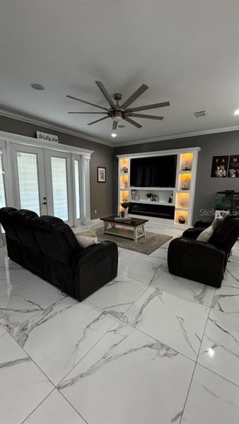Furnished interior view inside a new home in , Dade City (Image 17).
