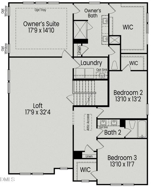 2D floor plan layout of this home in Montrose, Aberdeen, NC (Image 5). 2D floor plan layout of this home in Montrose, Aberdeen, NC (Image 5).
