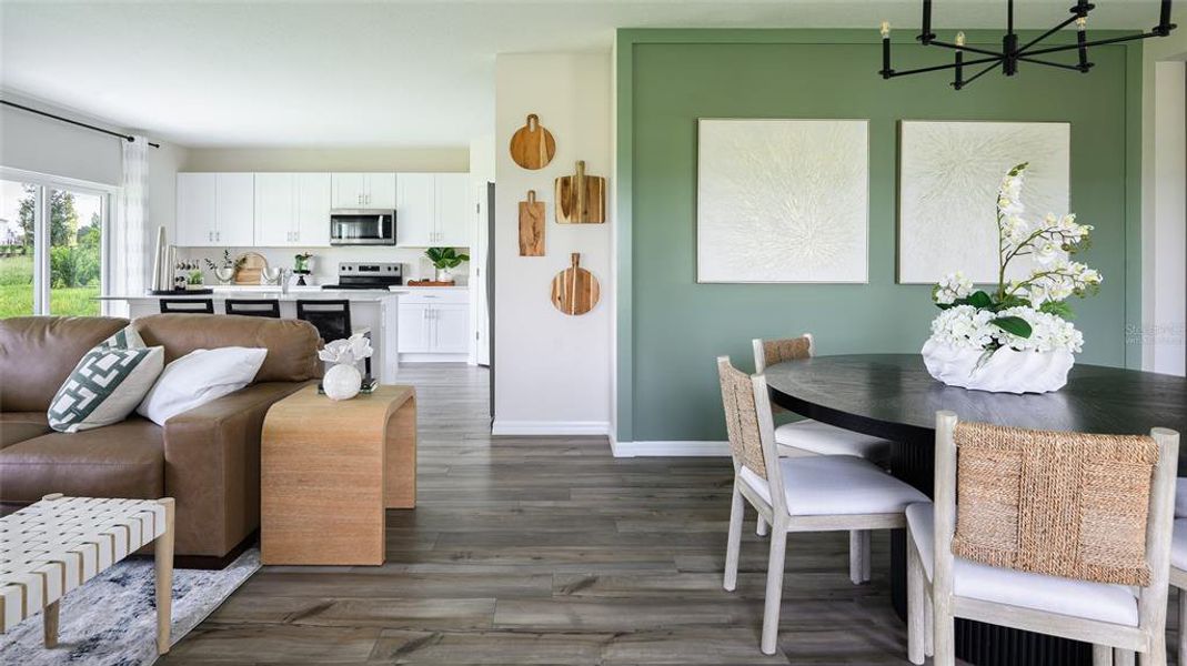 Furnished interior view inside a new home in Wynnstone, Davenport (Image 7).