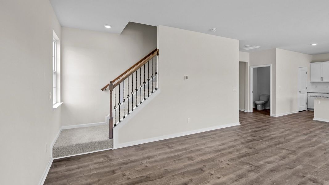 Spacious, unfurnished interior of a new home in Tyler - Home on the Lake, New Bern (Image 15).