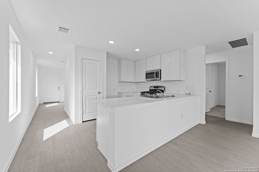 Furnished interior view inside a new home in , New Braunfels (Image 5). Furnished interior view inside a new home in , New Braunfels (Image 5).