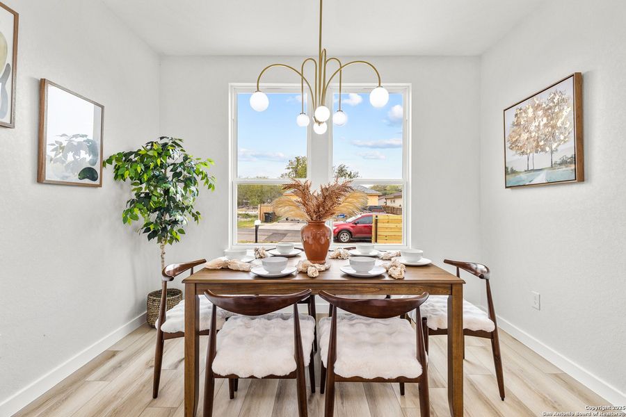 Furnished interior view inside a new home in , San Antonio (Image 5). Furnished interior view inside a new home in , San Antonio (Image 5).