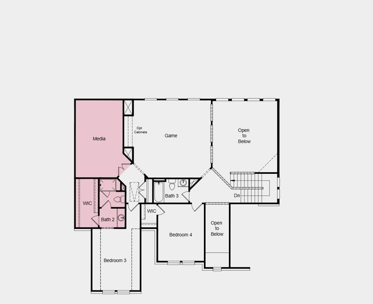 2D floor plan layout of this home in Highland Lakes 60s, McKinney, TX (Image 22). 2D floor plan layout of this home in Highland Lakes 60s, McKinney, TX (Image 22).