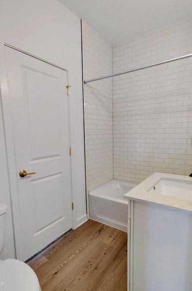 Furnished interior view inside a new home in Wolf Ranch, Georgetown (Image 9).