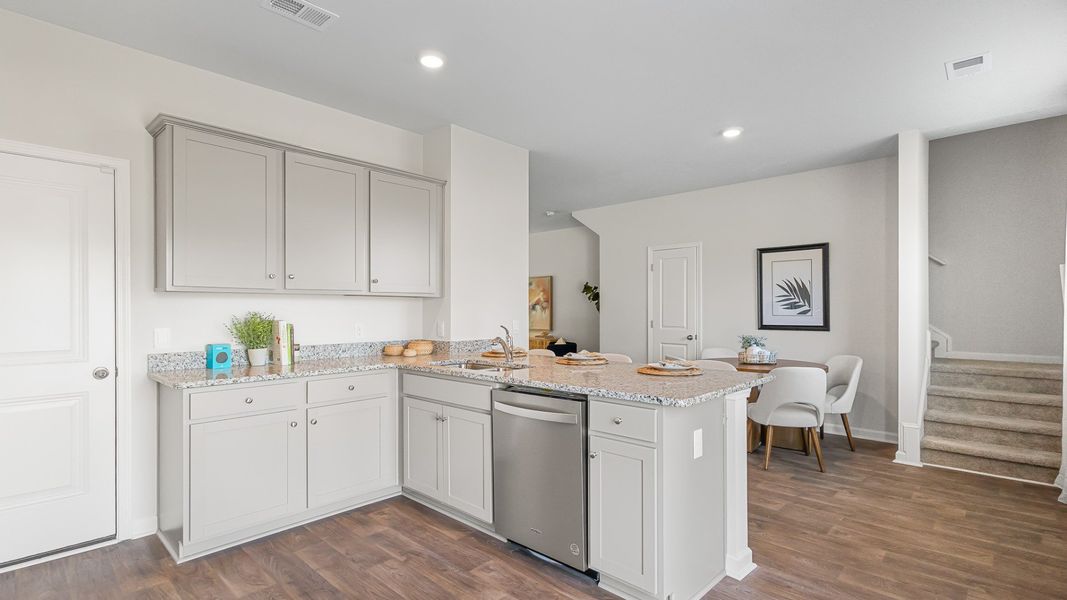 Representative furnished interior of a home built from the BRANDON by D.R. Horton in Settlement at Salamander, North Charleston (Image 6).