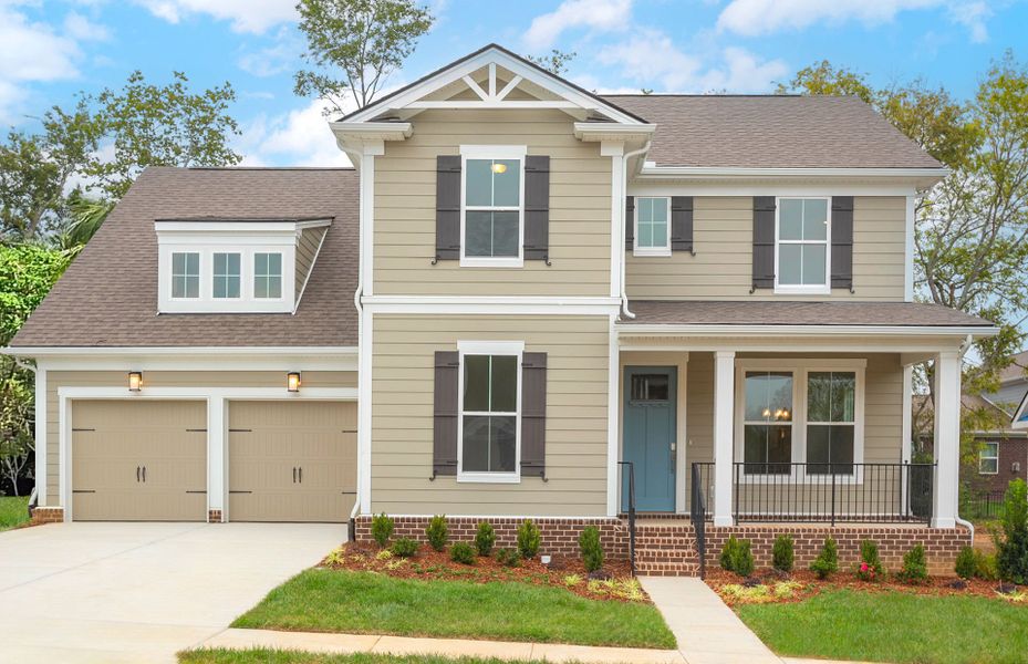 Representative exterior photo of a completed home built from the Riverview by Pulte Homes in Waterside at Pine Island, Columbia, SC (Image 14). Representative exterior photo of a completed home built from the Riverview by Pulte Homes in Waterside at Pine Island, Columbia, SC (Image 14).