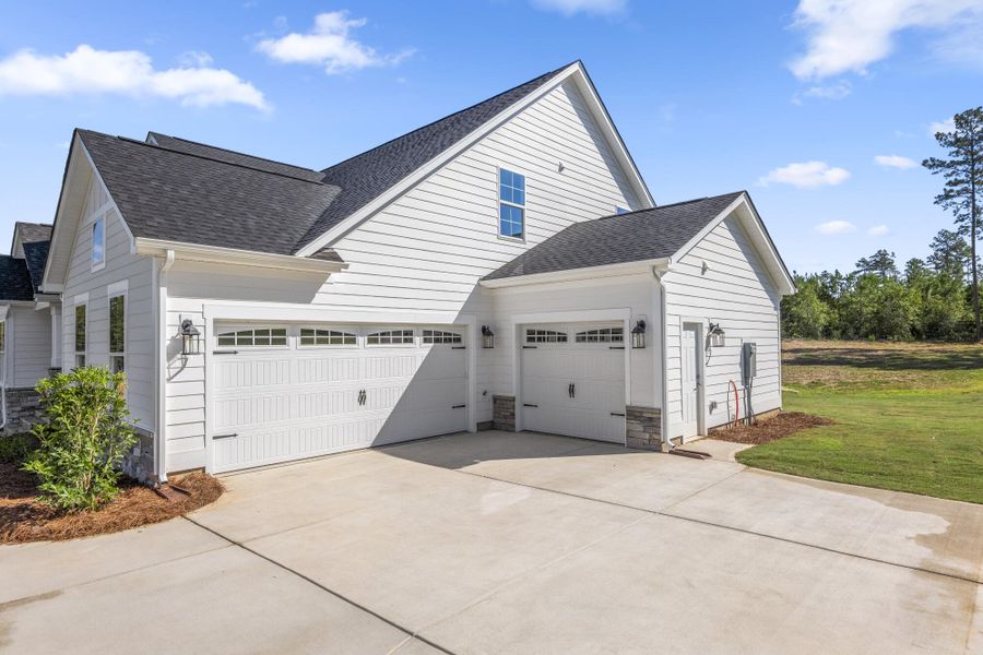 Front exterior of a new home in Hancock Farms, Aiken, SC, highlighting curb appeal (Image 21).