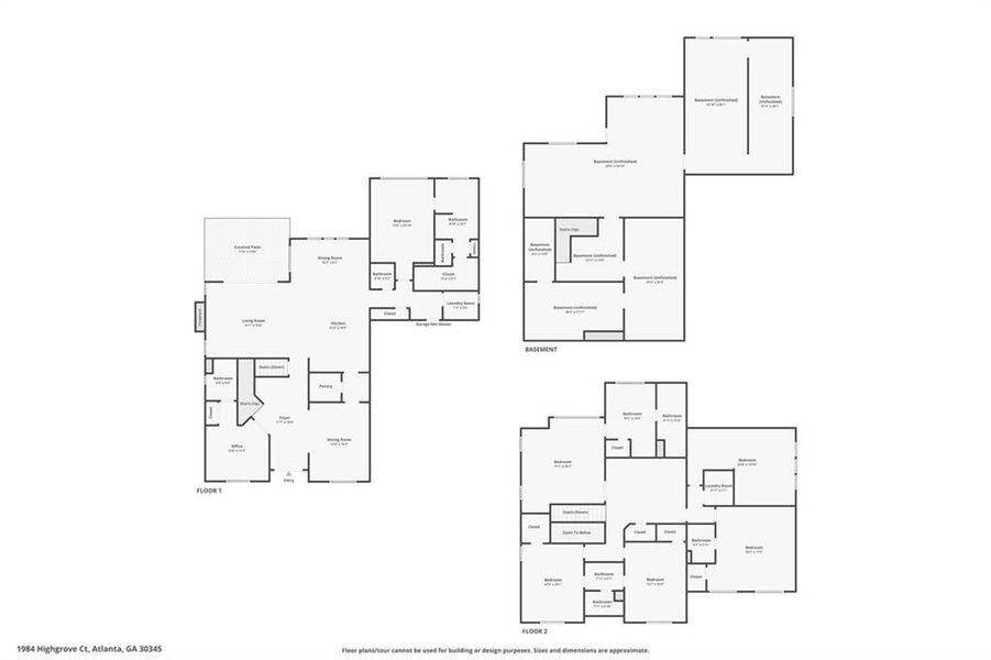 2D floor plan layout of this home in , Atlanta, GA (Image 6).