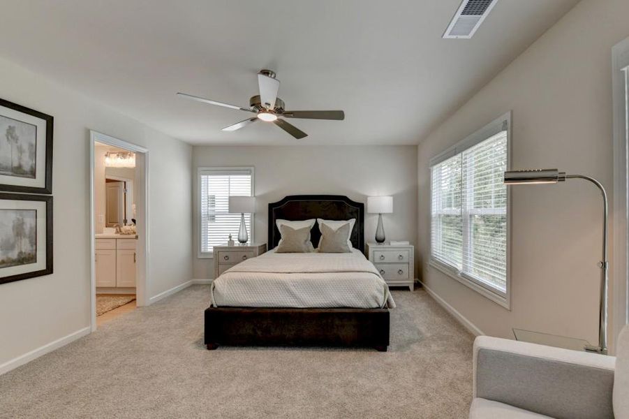 Furnished interior view inside a new home in Magnolia Grove, Mableton (Image 44). Furnished interior view inside a new home in Magnolia Grove, Mableton (Image 44).